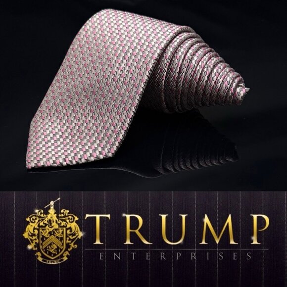 Pink Donald J. Trump Ties for Men for sale | eBay Donald J. Trump Men\'s Pink Geometric Width: 3.25\